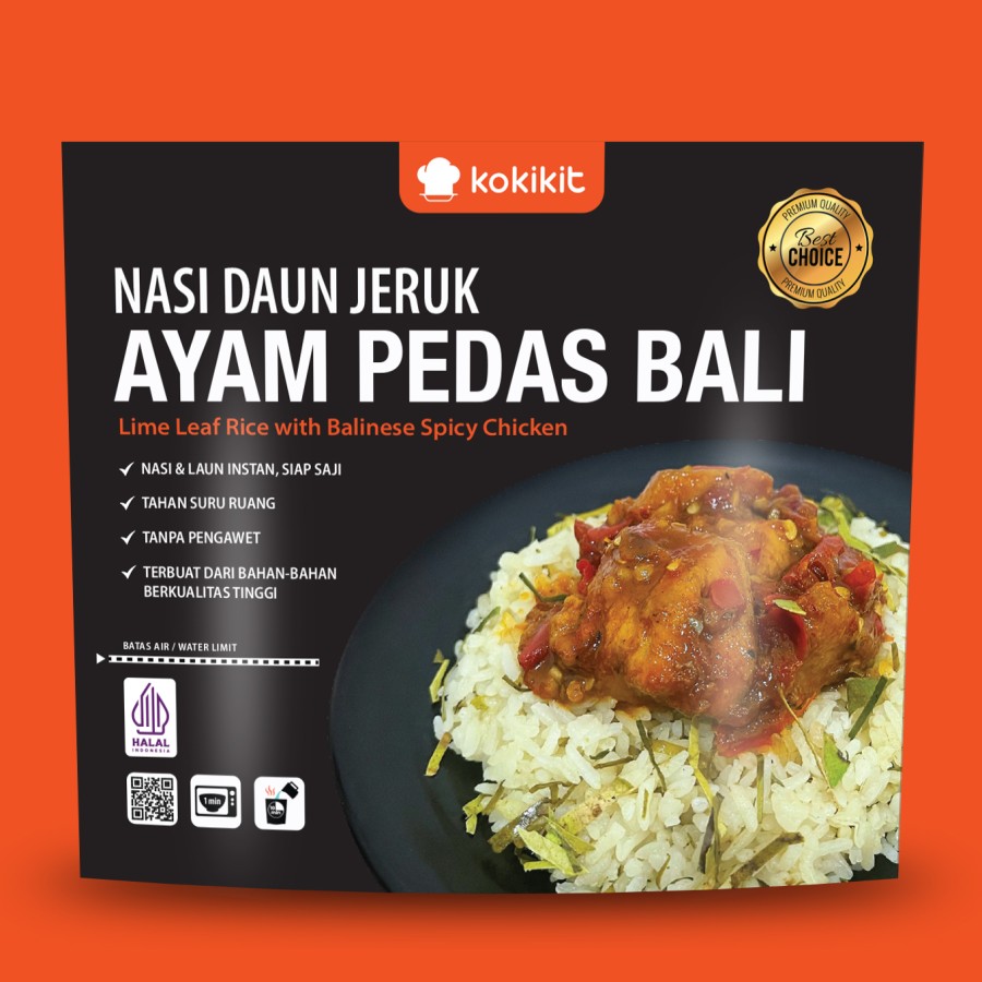 Nasi Daun Jeruk Ayam Pedas Bali