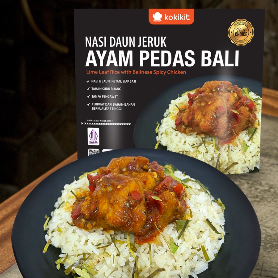 Nasi Daun Jeruk Ayam Pedas Bali